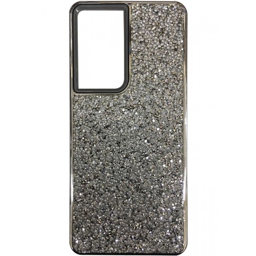 Samsung Galaxy S21 Ultra Glitter Bling Case Silver